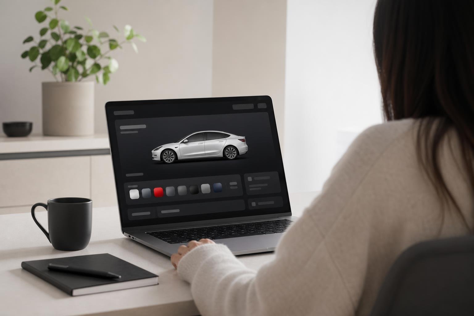 Step 2: Start Your Order on Tesla's Site